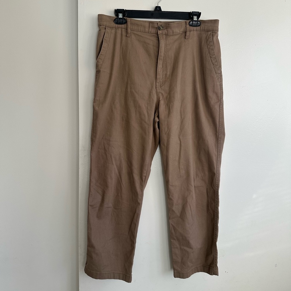 G.H. Bass & Co. Brown Straight Leg Trousers